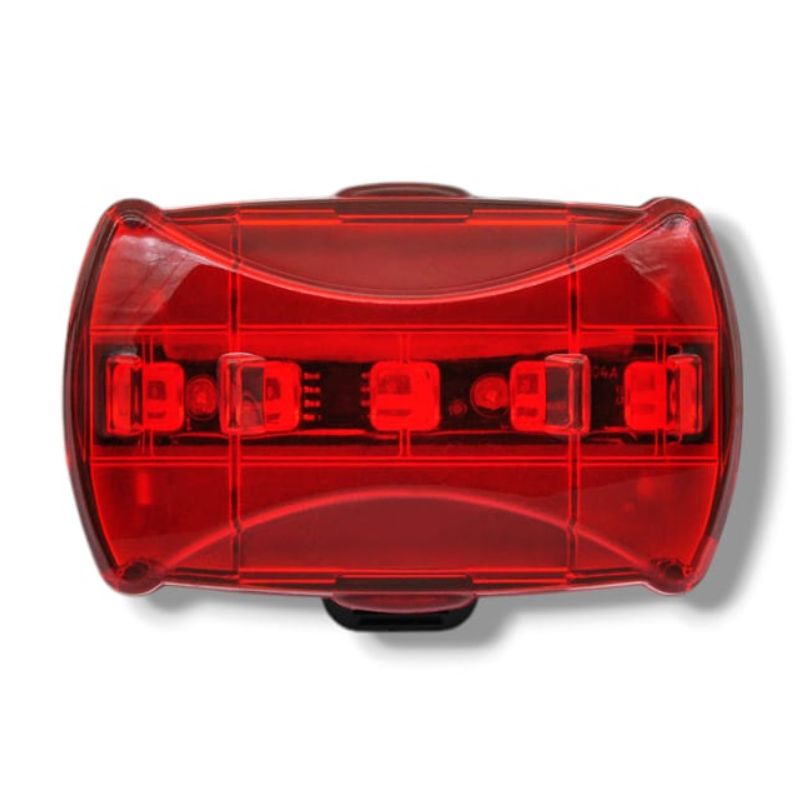 Luz Intermitente Trasera Roja para Bicicleta
