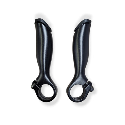 Acoples negro aluminio p/manillar
