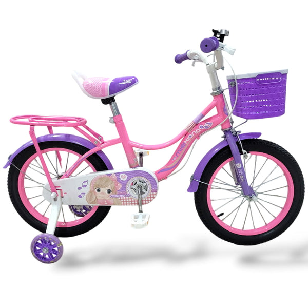 Bicicleta Rodado 16 para Niña GREEN MIA con Accesorios