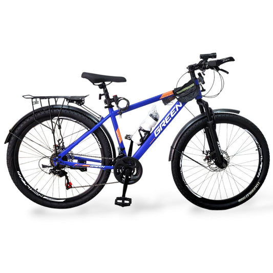 Bicicleta Urbana Rodado 26 GREEN con Parrilla Trasera para Ciudad