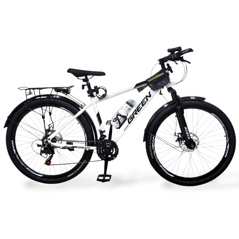 Bicicleta Urbana Rodado 26 GREEN con Parrilla Trasera para Ciudad