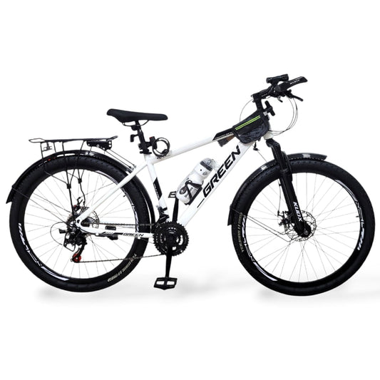 Bicicleta Urbana Rodado 26 GREEN con Parrilla Trasera para Ciudad