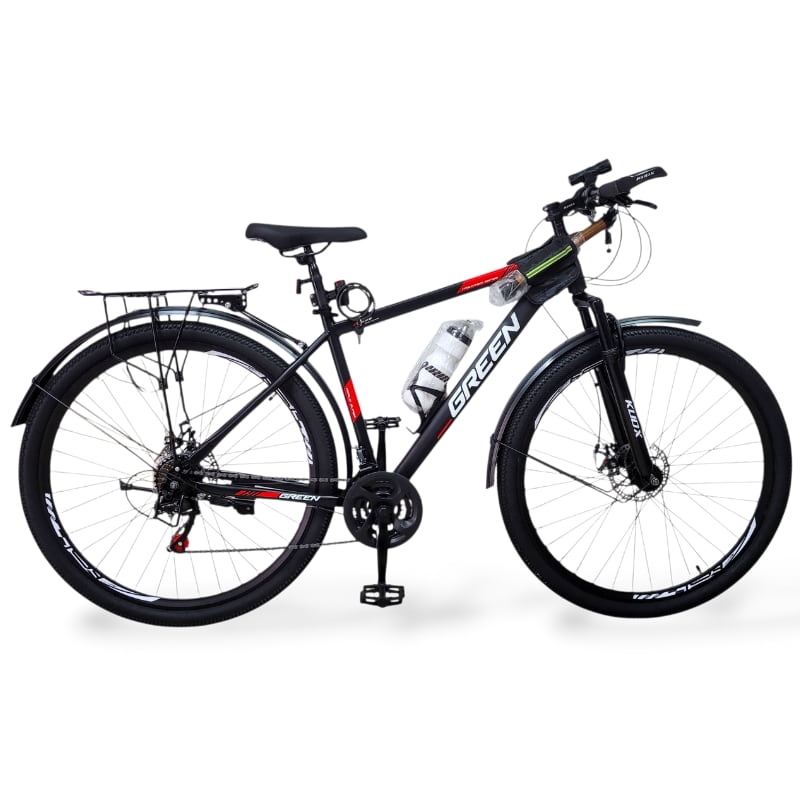 Bicicleta Urbana Rodado 29 GREEN con Parrilla Trasera