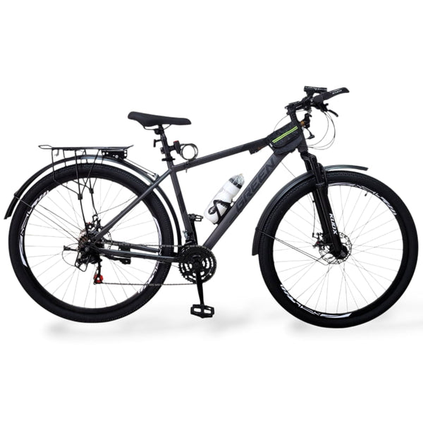 Bicicleta Urbana Rodado 29 GREEN con Parrilla Trasera